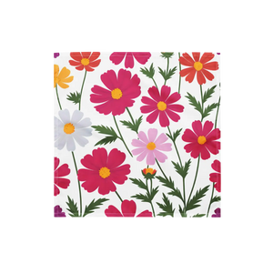 Pink Floral Print Bandana - Recycled Polyester - Dipaliz - Bandanas & Headties