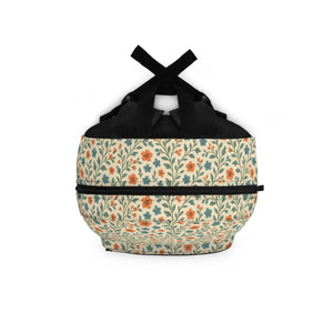 Eco Chic Floral Pattern Backpack - Pastel Petals - Dipaliz - Backpacks