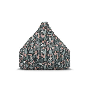 Floral Bean Bags - Vibrant Pattern Comfort Style - Dipaliz - 27’’ × 30’’ 25’’ / Without Insert - Slipcovers
