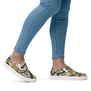 Floral Women’s Slip-on Canvas Shoes - Pattern - Dipaliz - Sneakers