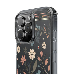 Vibrant Floral Pattern Clear Phone Case - Slim Protection - Dipaliz - Mobile Cases