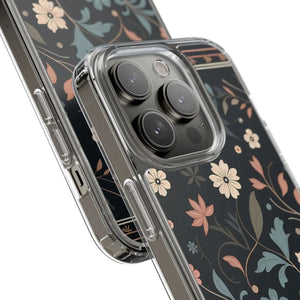 Vibrant Floral Pattern Clear Phone Case - Slim Protection - Dipaliz - Mobile Cases