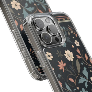 Vibrant Floral Pattern Clear Phone Case - Slim Protection - Dipaliz - Mobile Cases