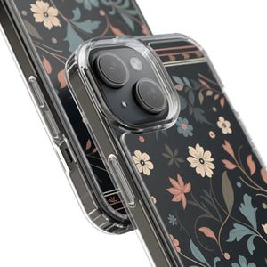 Vibrant Floral Pattern Clear Phone Case - Slim Protection - Dipaliz - Mobile Cases