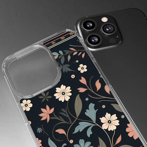 Vibrant Floral Pattern Clear Phone Case - Slim Protection - Dipaliz - Mobile Cases