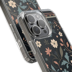 Vibrant Floral Pattern Clear Phone Case - Slim Protection - Dipaliz - Mobile Cases