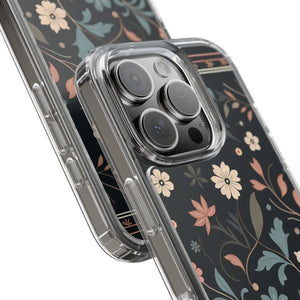 Vibrant Floral Pattern Clear Phone Case - Slim Protection - Dipaliz - Mobile Cases