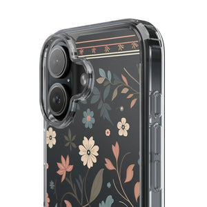 Vibrant Floral Pattern Clear Phone Case - Slim Protection - Dipaliz - Mobile Cases