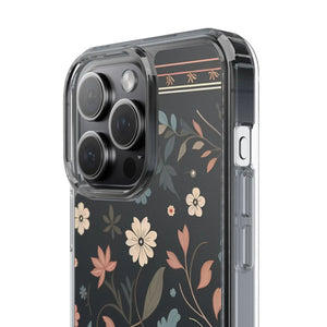 Vibrant Floral Pattern Clear Phone Case - Slim Protection - Dipaliz - Mobile Cases