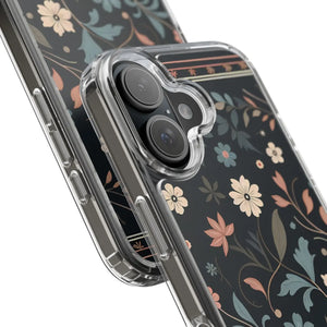Vibrant Floral Pattern Clear Phone Case - Slim Protection - Dipaliz - Mobile Cases