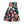 Vibrant Floral Skater Skirt - Black Stretch Fabric - Dipaliz - Skirts - l