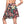 Vibrant Floral Skater Skirt - Black Stretch Fabric - Dipaliz - Skirts - l