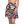 Vibrant Floral Skater Skirt - Black Stretch Fabric - Dipaliz - Skirts - l
