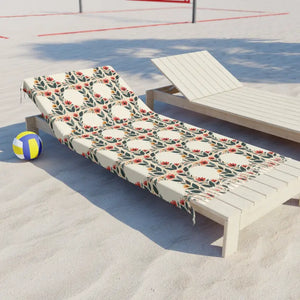 Home Decor - Boho Beach Blanket Vibrant Floral Pattern for Sun Lovers - Dipaliz 38’’ × 81’’ / Polyester