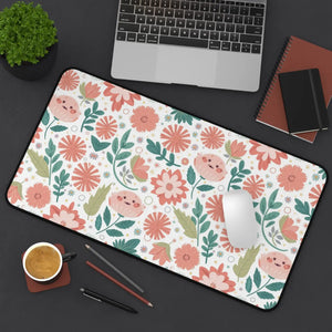 Elegant Floral Pattern Desk Mat - Neoprene - Dipaliz - Workstation & Cubicle Accessories