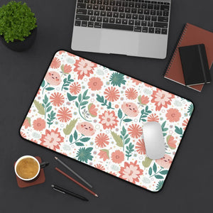 Elegant Floral Pattern Desk Mat - Neoprene - Dipaliz - Workstation & Cubicle Accessories