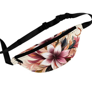 Floral Pattern Fanny Pack - Wildflower Vibes Vibrant Colors - Dipaliz - one Size - Packs