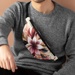 Floral Pattern Fanny Pack - Wildflower Vibes Vibrant Colors - Dipaliz - one Size - Packs