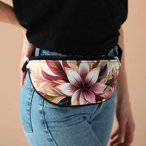 Floral Pattern Fanny Pack - Wildflower Vibes Vibrant Colors - Dipaliz - one Size - Packs