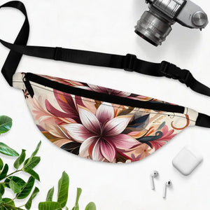 Floral Pattern Fanny Pack - Wildflower Vibes Vibrant Colors - Dipaliz - one Size - Packs