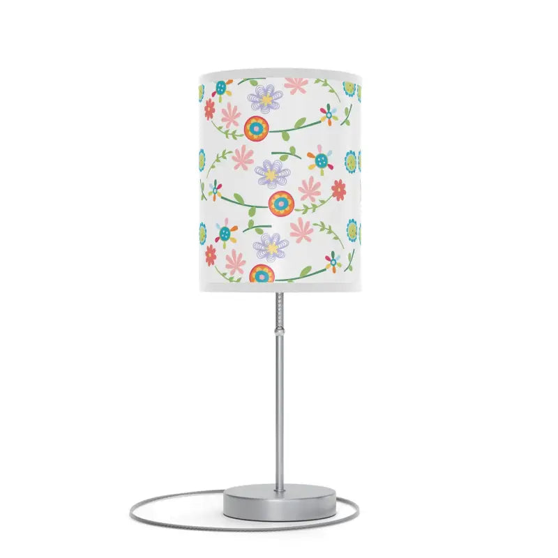 Chic Floral Pattern Steel Lamp to Light Up your Space - Home Decor