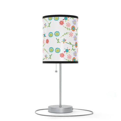 Chic Floral Pattern Steel Lamp to Light Up your Space - Home Decor