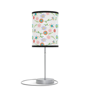 Floral Pattern Lamp on a Stand Steel Vibrant Energy Style Dipaliz - Lamps