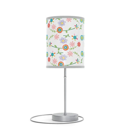 Chic Floral Pattern Steel Lamp to Light Up your Space - Home Decor