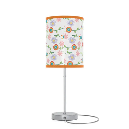 Chic Floral Pattern Steel Lamp to Light Up your Space - Home Decor