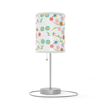 Chic Floral Pattern Steel Lamp to Light Up your Space - Home Decor