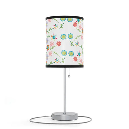 Chic Floral Pattern Steel Lamp to Light Up your Space - Home Decor