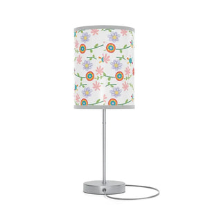 Floral Pattern Lamp on a Stand Steel Vibrant Energy Style Dipaliz - Lamps