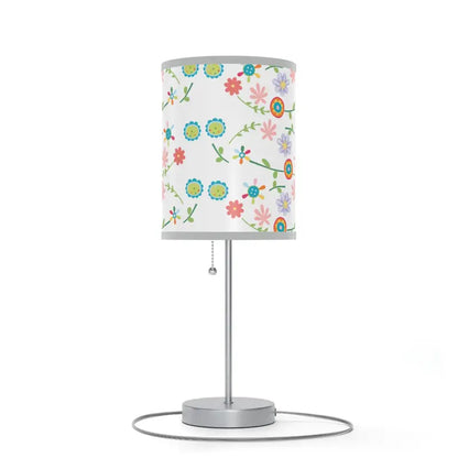 Chic Floral Pattern Steel Lamp to Light Up your Space - Home Decor