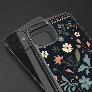 Floral Pattern Clear Case - Vibrant Bold Style Protection - Dipaliz - Mobile Phone Cases