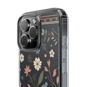 Floral Pattern Clear Case - Vibrant Bold Style Protection - Dipaliz - Mobile Phone Cases