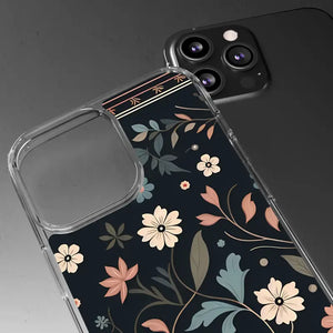 Floral Pattern Clear Case - Vibrant Bold Style Protection - Dipaliz - Mobile Phone Cases
