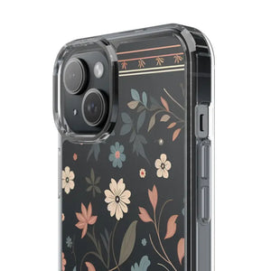 Floral Pattern Clear Case - Vibrant Bold Style Protection - Dipaliz - Mobile Phone Cases