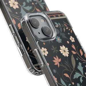 Floral Pattern Clear Case - Vibrant Bold Style Protection - Dipaliz - Mobile Phone Cases