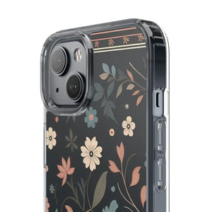 Floral Pattern Clear Case - Vibrant Bold Style Protection - Dipaliz - Mobile Phone Cases