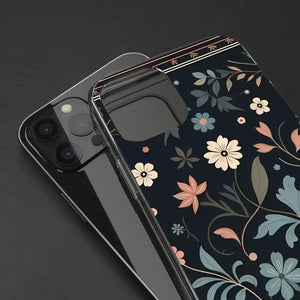 Floral Pattern Clear Case - Vibrant Bold Style Protection - Dipaliz - Mobile Phone Cases