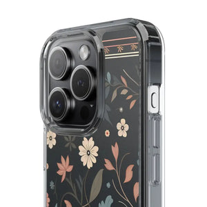 Floral Pattern Clear Case - Vibrant Bold Style Protection - Dipaliz - Mobile Phone Cases