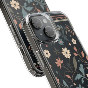 Floral Pattern Clear Case - Vibrant Bold Style Protection - Dipaliz - Mobile Phone Cases