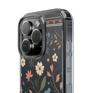 Floral Pattern Clear Case - Vibrant Bold Style Protection - Dipaliz - Mobile Phone Cases