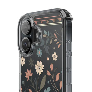 Floral Pattern Clear Case - Vibrant Bold Style Protection - Dipaliz - Mobile Phone Cases