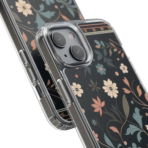 Floral Pattern Clear Case - Vibrant Bold Style Protection - Dipaliz - Mobile Phone Cases