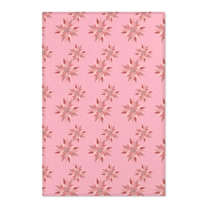 Floral Pattern Pink Area Rugs – Eco Fiber - Dipaliz