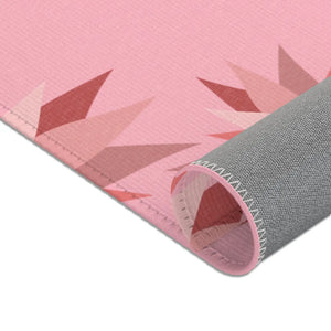 Floral Pattern Pink Area Rugs – Eco Fiber - Dipaliz
