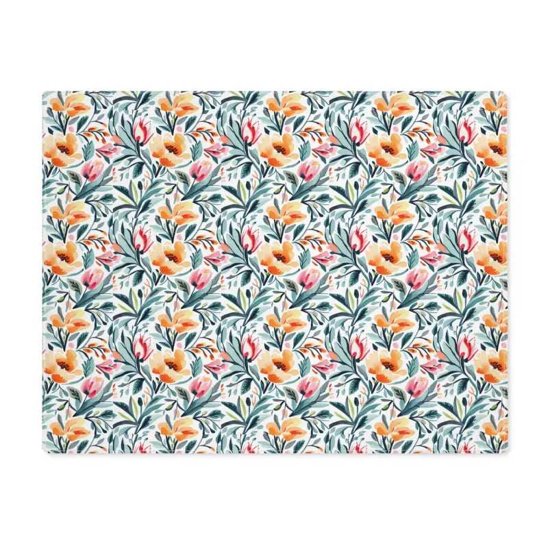 Floral Pattern Placemat: Elevate your Dining Experience - 18’’ × 14’’ Home Decor