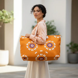 Floral Pattern Polyester Weekender Bag - Dipaliz - Luggage & Bags
