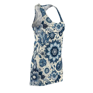 Pattern Racerback Dress - Boho Beach Summer Style - Dipaliz - Dresses